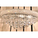 Empire Polished Chrome Clear Crystal 4 Light Wall Sconce - Wall Sconces