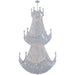 Empire Polished Chrome Clear Crystal 51 Light Chandelier - Chandeliers