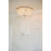 Empire Polished Chrome Clear Crystal 6 Light Flushmount - Flushmounts