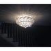 Empire Polished Chrome Clear Crystal 6 Light Flushmount - Flushmounts