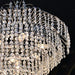 Empire Polished Chrome Clear Crystal 7 Light Chandelier - Chandeliers