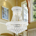 Empire Polished Chrome Clear Crystal 8 Light Chandelier - Chandeliers