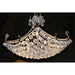 Empire Polished Chrome Clear Crystal 8 Light Chandelier - Chandeliers