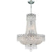 Empire Polished Chrome Clear Crystal 8 Light Chandelier - Chandeliers