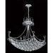 Empire Polished Chrome Clear Crystal 8 Light Chandelier - Chandeliers