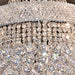 Empire Polished Chrome Clear Crystal 8 Light Chandelier - Chandeliers