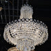 Empire Polished Chrome Clear Crystal 8 Light Chandelier - Chandeliers