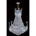 Empire Polished Chrome Clear Crystal 9 Light Chandelier - Chandeliers