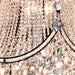 Empire Polished Chrome Clear Crystal 9 Light Chandelier - Chandeliers