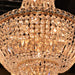 Empire Polished Gold Clear Crystal 12 Light Chandelier - Chandeliers