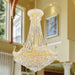 Empire Polished Gold Clear Crystal 15 Light Chandelier - Chandeliers