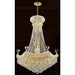 Empire Polished Gold Clear Crystal 15 Light Chandelier - Chandeliers