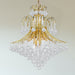 Empire Polished Gold Clear Crystal 15 Light Chandelier - Chandeliers