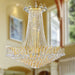 Empire Polished Gold Clear Crystal 16 Light Chandelier - Chandeliers
