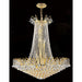 Empire Polished Gold Clear Crystal 16 Light Chandelier - Chandeliers