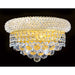 Empire Polished Gold Clear Crystal 2 Light Wall Sconce - Wall Sconces
