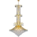 Empire Polished Gold Clear Crystal 20 Light Chandelier - Chandeliers