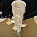 Empire Polished Gold Clear Crystal 22 Light Chandelier - Chandeliers
