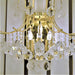 Empire Polished Gold Clear Crystal 3 Light Wall Sconce - Wall Sconces