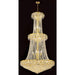 Empire Polished Gold Clear Crystal 32 Light Chandelier - Chandeliers