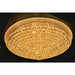 Empire Polished Gold Clear Crystal 33 Light Flushmount - Flushmounts