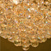 Empire Polished Gold Clear Crystal 38 Light Chandelier - Chandeliers