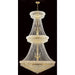 Empire Polished Gold Clear Crystal 38 Light Chandelier - Chandeliers