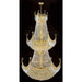 Empire Polished Gold Clear Crystal 51 Light Chandelier - Chandeliers