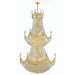 Empire Polished Gold Clear Crystal 51 Light Chandelier - Chandeliers
