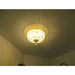 Empire Polished Gold Clear Crystal 6 Light Flushmount - Flushmounts