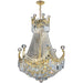 Empire Polished Gold Clear Crystal 9 Light Chandelier - Chandeliers