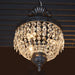 Enfield Dark Bronze Clear Crystal 3 Light Pendant - Pendants