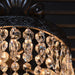 Enfield Dark Bronze Clear Crystal 6 Light Chandelier - Chandeliers