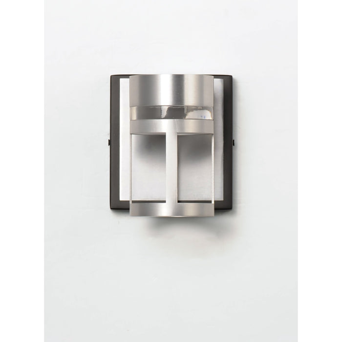 ET2 Accord Black Brushed Aluminum 1 Light LED Bath Vanity E20611-83BKAL - Vanity