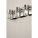 ET2 Accord Black Brushed Aluminum 3 Light LED Bath Vanity E20613-83BKAL - Vanity