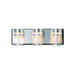ET2 Accord Black Brushed Aluminum 3 Light LED Bath Vanity E20613-83BKAL
