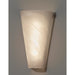 Frosted Marble Glass Conical Wireless Battery Operated LED Wall Sconce - Wireless Wall Sconce