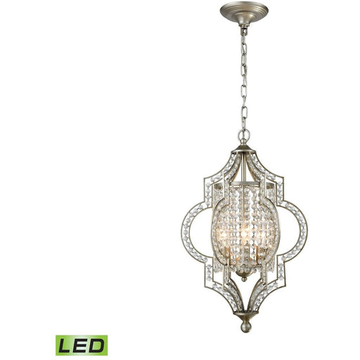 Gabrielle Aged Silver LED Chandelier - Chandeliers