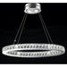 Galaxy Polished Chrome Clear Crystal 12 Light LED Chandelier - Chandeliers