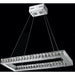 Galaxy Polished Chrome Clear Crystal 14 Light LED Chandelier - Chandeliers