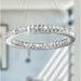 Galaxy Polished Chrome Clear Crystal 15 Light LED Chandelier - Chandeliers