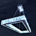 Galaxy Polished Chrome Clear Crystal 16 Light LED Chandelier - Chandeliers
