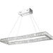 Galaxy Polished Chrome Clear Crystal 19 Light LED Chandelier - Chandeliers