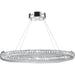 Galaxy Polished Chrome Clear Crystal 20 Light LED Chandelier - Chandeliers