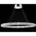 Galaxy Polished Chrome Clear Crystal 20 Light LED Chandelier - Chandeliers