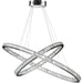 Galaxy Polished Chrome Clear Crystal 30 Light LED Chandelier - Chandeliers