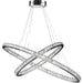 Galaxy Polished Chrome Clear Crystal 30 Light LED Chandelier - Chandeliers