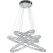 Galaxy Polished Chrome Clear Crystal 61 Light LED Chandelier - Chandeliers