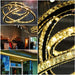 Galaxy Polished Chrome Clear Crystal 61 Light LED Chandelier - Chandeliers