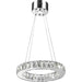 Galaxy Polished Chrome Clear Crystal 9 Light LED Chandelier - Chandeliers
